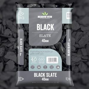 Black Slate Chippings 40mm - image 1