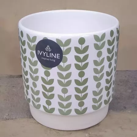 Ivyline Retro Floral Pot Cover 10cm