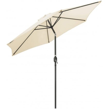 Mercer 2.7m Crank & Tilt Parasol Cream