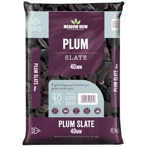 Plum Slate Chippings 40mm - image 1