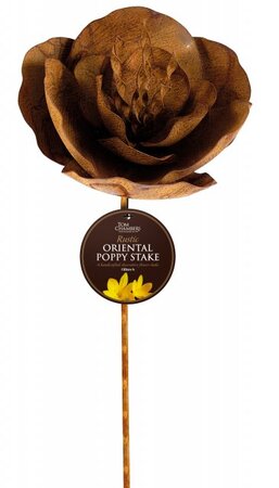 Rustic Oriental Poppy Stake