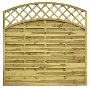 San Remo Bow Top Panel With Trellis