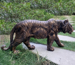 Tiger Bronze Statue